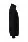 Preview: The image shows a black sweater from the side view. It features a high collar and long sleeves, with a simple and elegant design. The fabric appears soft and comfortable.