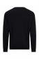 Preview: The image shows a black sweatshirt from the back. It has long sleeves, a round neckline, and currently no striking print or pattern. The fit is simple and casual.