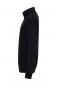 Preview: The image shows a black sweater made from a soft material. It features a high collar and long sleeves that are slightly tight at the wrists. The sweater appears simple and elegant.
