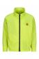 Preview: The image shows a brightly yellow jacket with a simple design. It has a high collar and a zipper in the middle. There is a small logo on the left chest.