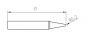 Preview: The image shows a technical drawing of an object that is 17 units long. It has a cylindrical body and a pointed tip with a radius of 0.2.