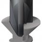 Preview: The image shows a sliced cutter. It consists of a cylindrical body with sharp edges on top and a wider base at the bottom, which provides stable support.