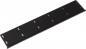 Preview: The image shows a long, flat piece in black with many parallel grooves. It has a straight shape and is possibly a component for a technical device or a machine.