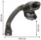 Preview: Das Bild zeigt einen schwarzen Handscanner mit einem flexiblen Arm. Der Arm misst 605 mm in der Höhe und 454 mm in der Breite. Der Scanner hat eine Öffnung an der Spitze, durch die gescannt wird.