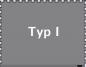 Preview: The image shows a gray, rectangular background with a continuous, jagged line at the edge. In the center is the text "Type I" in large, white font.