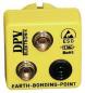 Preview: The image shows a yellow electrical contact point with three sockets: two round, one red, one silver, and one black socket. Above it reads "DPV ELEKTRONIK" and symbols for ESD and RoHS.