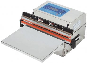 Das Bild zeigt eine Elektro-Platte mit einer digitalen Steuerung. Sie hat eine große, flache Oberfläche und einen beweglichen, oberen Teil, der nach unten gedrückt werden kann.