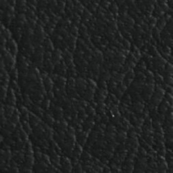 The image displays a surface in deep black with a slightly textured, leather-like texture. The surface appears soft and features fine lines and small irregularities.