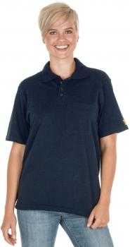 Poloshirt, Kurzarm, dunkelblau ESD