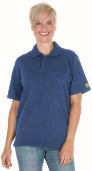 Poloshirt, Kurzarm, royalblau ESD