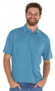 ESD Poloshirt PremiumSmooth, azur