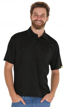 ESD Poloshirt PremiumSmooth, schwarz