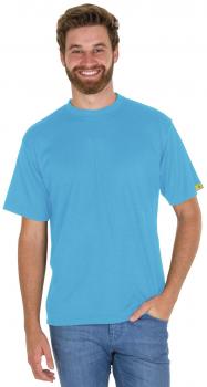 ESD T-Shirt PremiumSmooth, azur