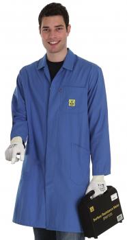 Arbeitsmantel ESD AM-161 plus standard blau