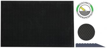 Preview: The image shows a black matte surface with small, raised dots. Next to the mat, there is a symbol indicating custom cuts.