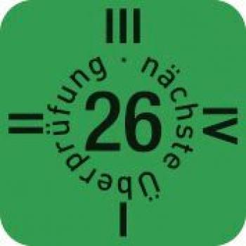 The image shows a green square with a central symbol. Around it are the words "Verification" and "next" as well as the number "26". There are several vertical lines arranged.