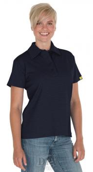 ESD Poloshirt Lady PremiumSmooth, dunkelblau