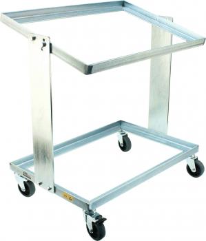 Transportwagen, doppelstöckig, verstell-/neigbar 620 x 420 x 630 mm