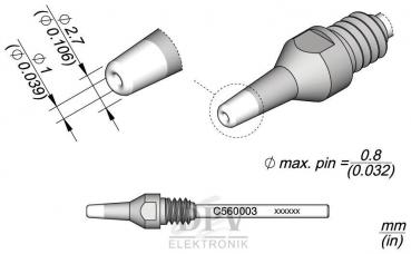 Entlötdüse C560-003