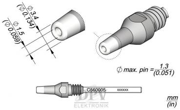 Entlötdüse C560-005
