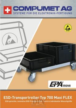 EPAmove® - ESD-Transportroller Typ 700 Maxi FLEX