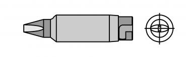 Das Bild zeigt einen grauen Bleistift mit einer spitzen Mine. Neben dem Bleistift ist ein Fadenkreuz-Symbol dargestellt, das typischerweise zur Zielgenauigkeit verwendet wird.