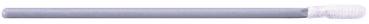 The image shows a long, slender object in gray with a narrow, textured tip. It could be a tool or a writing instrument.