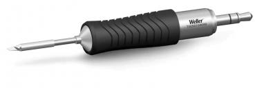 The image shows a screwdriver with a non-slip, black handle and a metal tip. The handle has an ergonomic shape to provide a good grip.
