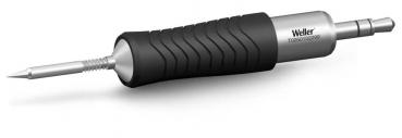 The image shows a tool handle with a narrow, pointed metal part at the front. The handle is rubberized and has a non-slip, textured surface. The tool is suitable for precise tasks.