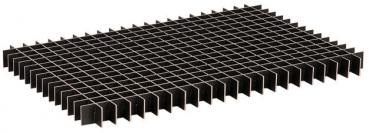 The image shows a ruler with several markings. At the end, there are two small vertical lines indicating the measurement. The background is gray, and the ruler is flat.