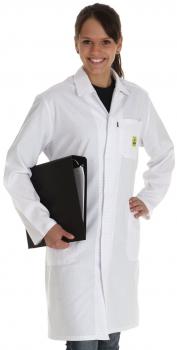 Arbeitsmantel ESD AM-161 plus standard weiß