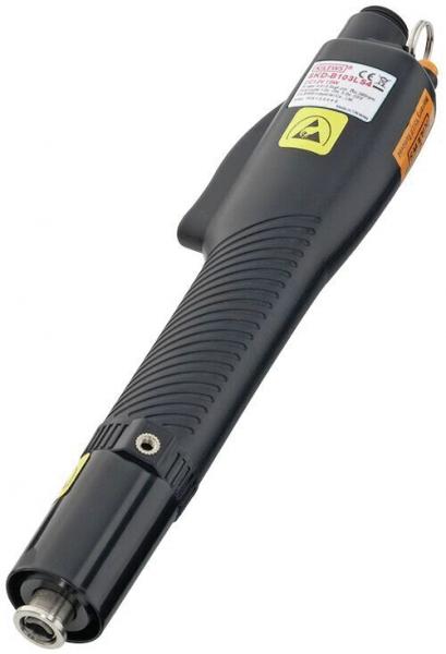 The image shows a black car cigarette lighter. It has a slightly curved shape, a non-slip surface, and a metal tip for insertion into the socket.