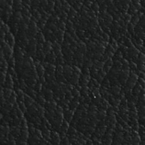 The image displays a surface in deep black with a slightly textured, leather-like texture. The surface appears soft and features fine lines and small irregularities.