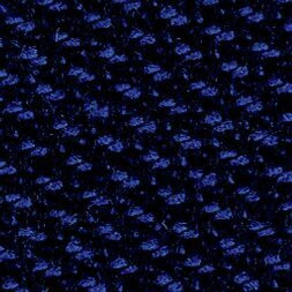 The image displays a structured surface in various shades of blue. The texture is made up of small, uniform dots that are closely spaced, conveying a deep, rich impression.
