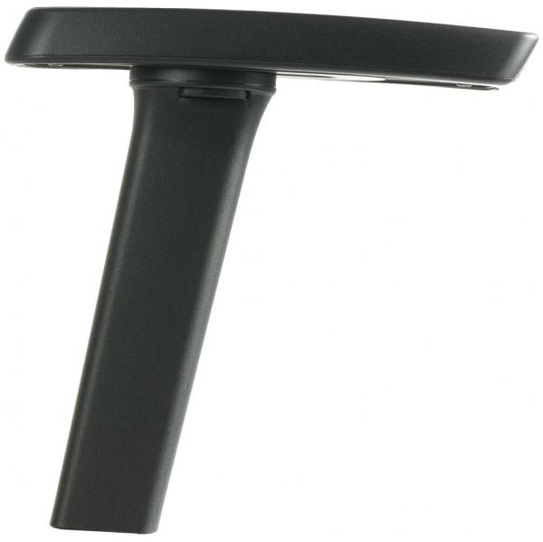 The image shows a black handle with a wide, flat top and a narrow, vertical stem. The handle has an ergonomic shape and a smooth surface.