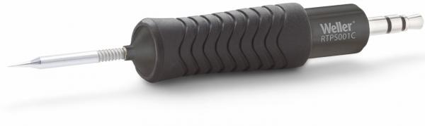It is a tool with a non-slip, black handle and a slim, pointed metal tip. The handle has a textured surface for better grip.