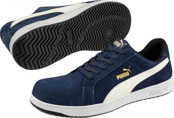 Compumet - AG Suede Navy Sicherheitsschuh ESD Low Iconic