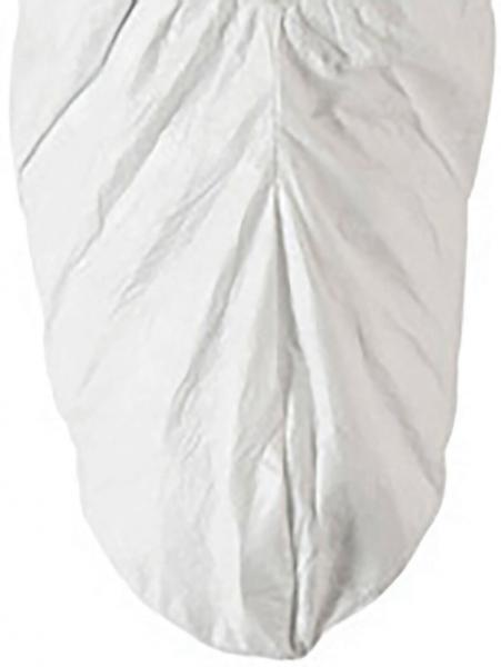 The image shows a white, slightly folded fabric tapering downwards. The surface appears smooth and might be made of a lightweight material.