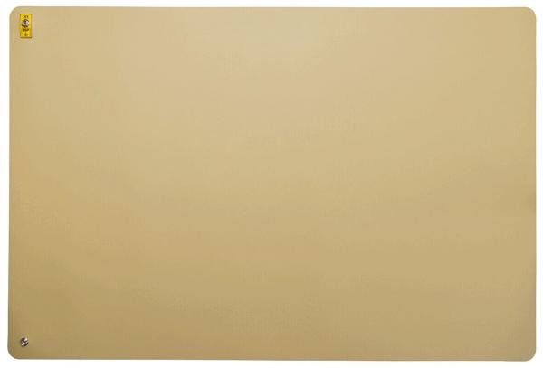 The image displays a rectangular, smooth surface in soft beige tones. The surface appears simple and unobtrusive, without any discernible patterns or textures.