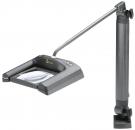 Preview: The image shows a reading magnifier with a flexible arm. It has a flat, large lens and a stable base. The lamp can be positioned over books or documents.