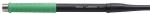 Preview: The image shows a long, slender object. The handle is green with embossed lines, while the rest is black. It appears to be a tool or device.