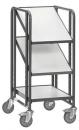 091.9381.ESD - Euro box trolley ESD 3 shelves 410 x 610 mm