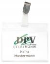 5221.31.IDP.150 - ESD Card holder with clip closure 150µm, landscape format 95 x 65 mm