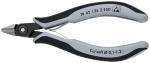 Preview: The image shows a small pair of pliers with gray handles and a metallic cutting surface. It is ergonomically designed and has an ESD marking. Ideal for precise cutting.