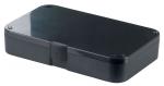 Preview: Es handelt sich um eine rechteckige, flache Box in Schwarz mit einem glatten, glänzenden Deckel. Die Box hat eine Klappe in der Mitte zur Öffnung und ist stabil und unauffällig gestaltet.