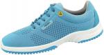 Preview: The shoe is sporty and breathable, made from lightweight, light blue material. The sole is white with blue accents, and the laces are in the same shade.