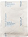 Preview: The image shows a white, rectangular pouch. On it, in blue letters, is the word 