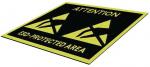 Preview: The image shows a rectangular mat with a black background. In the center, it reads 