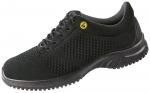 Preview: The shoe is black and features a lightweight, breathable upper. It has laces and a non-slip, textured sole for good grip. Sporty and comfortable.