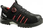 schwarz / rot / Halbschuh